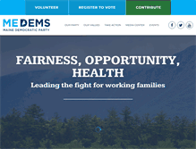 Tablet Screenshot of mainedems.org